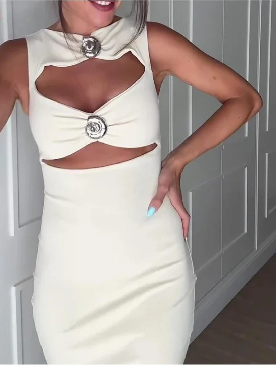 Vestido Midi Crystal