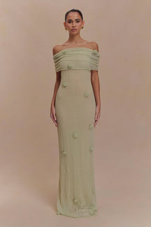 Vestido Maxi de Malha Orquídea