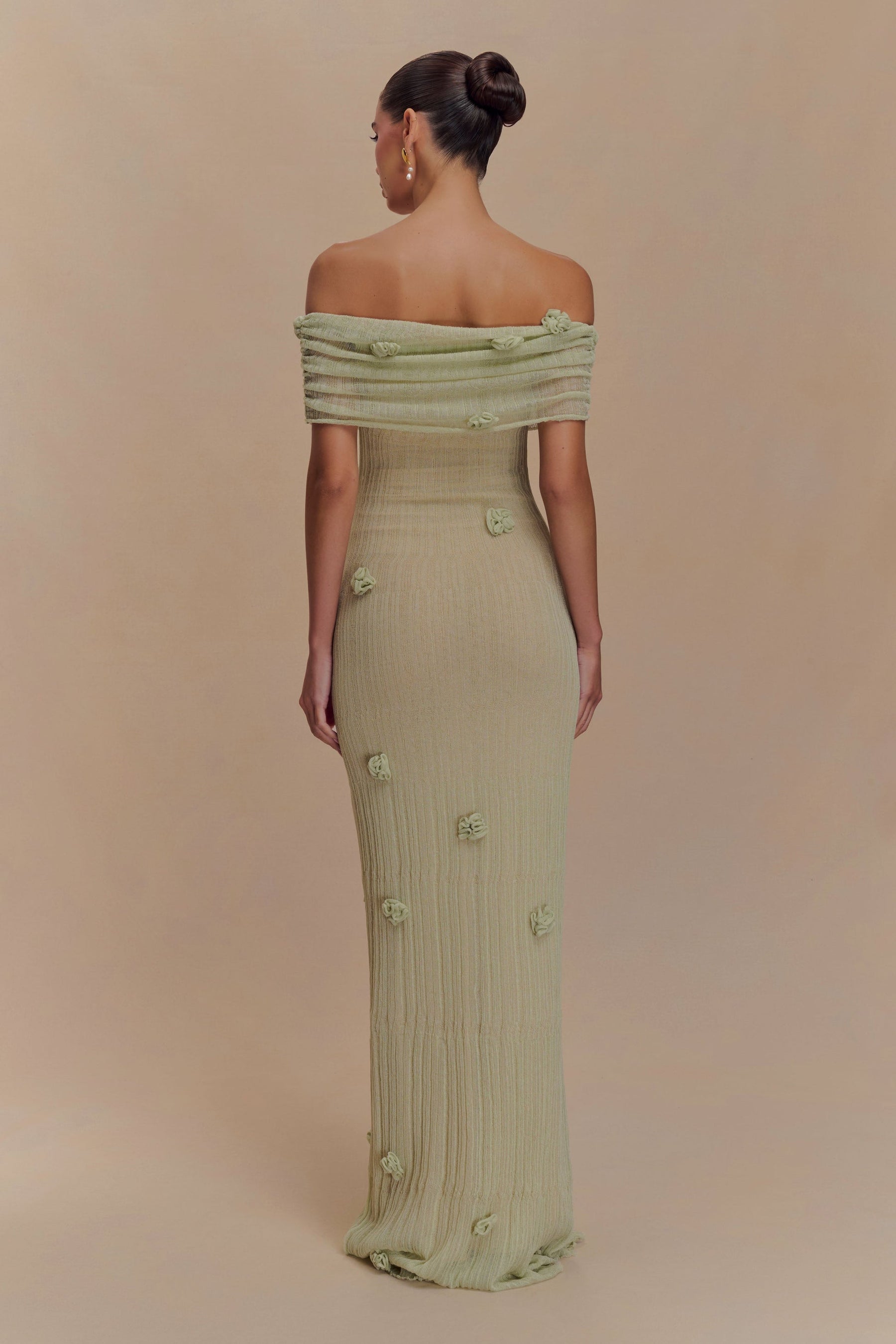 Vestido Maxi de Malha Orquídea