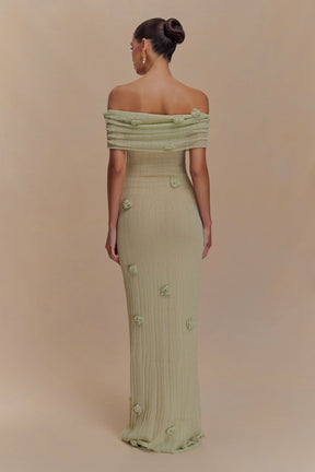 Vestido Maxi de Malha Orquídea
