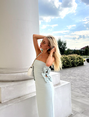 Vestido Acetinado Grécia