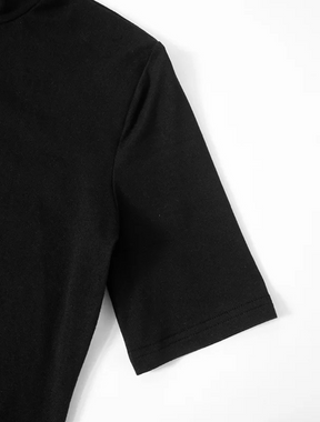 Vestido Gola Alta Viena