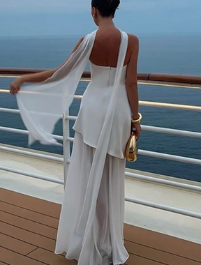 Vestido Longo Assimétrico Orée