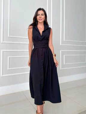 Vestido Longo Ébano