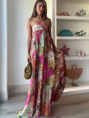 Vestido Longo Garden Bloom