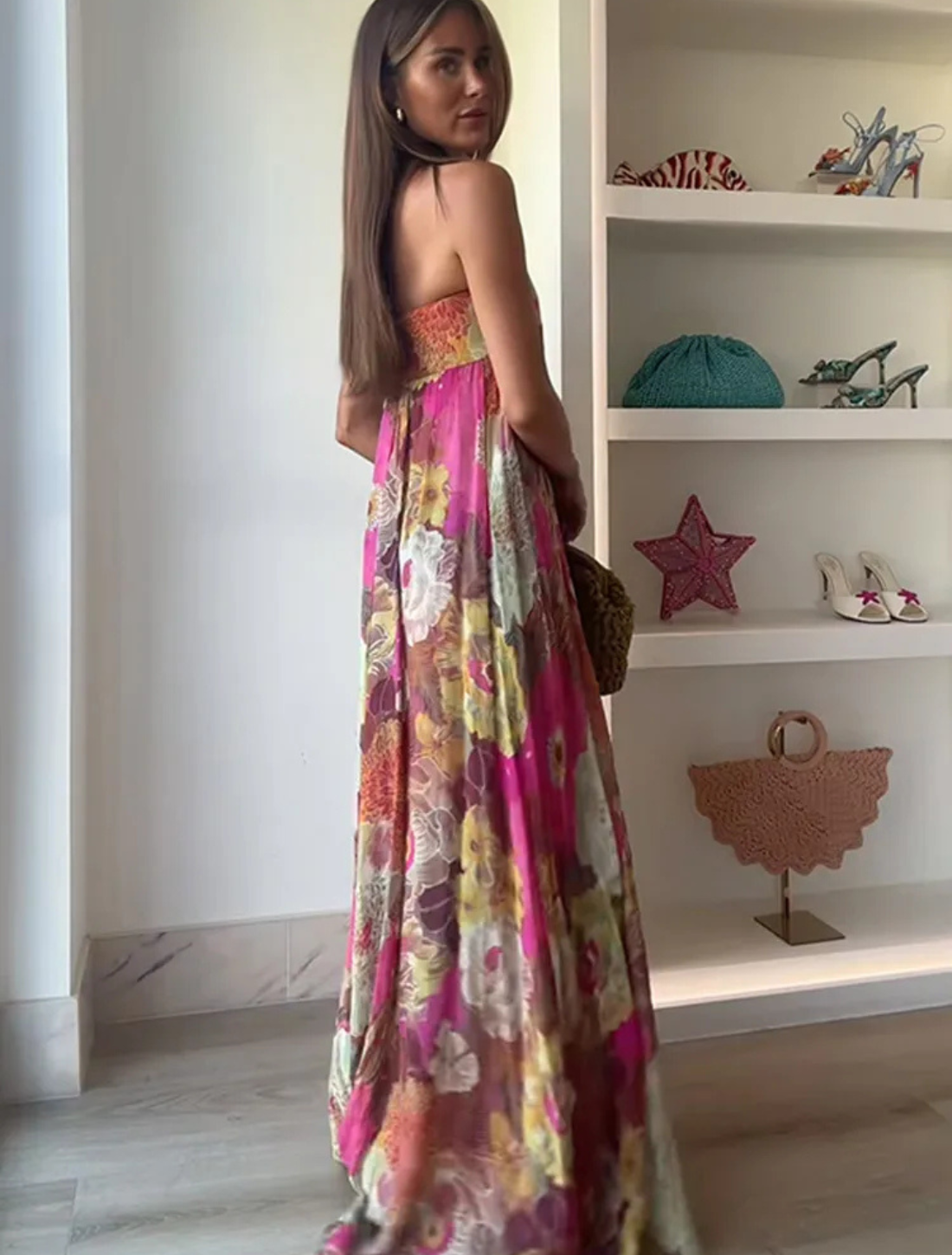 Vestido Longo Garden Bloom