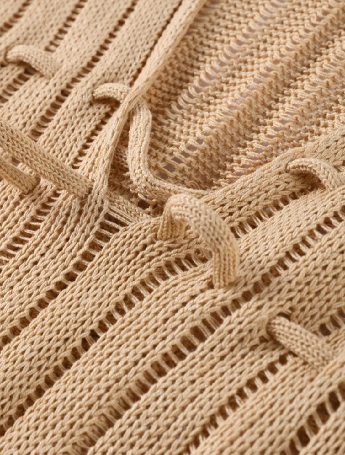 Vestido Longo Tricô Dourado Sahara