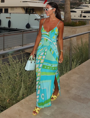 Vestido Longo Waves