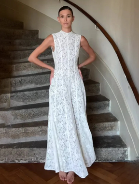 Vestido Longo de Renda Alhambra