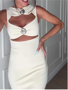 Vestido Midi Crystal