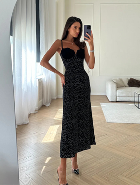Vestido Midi Estampado Noiré
