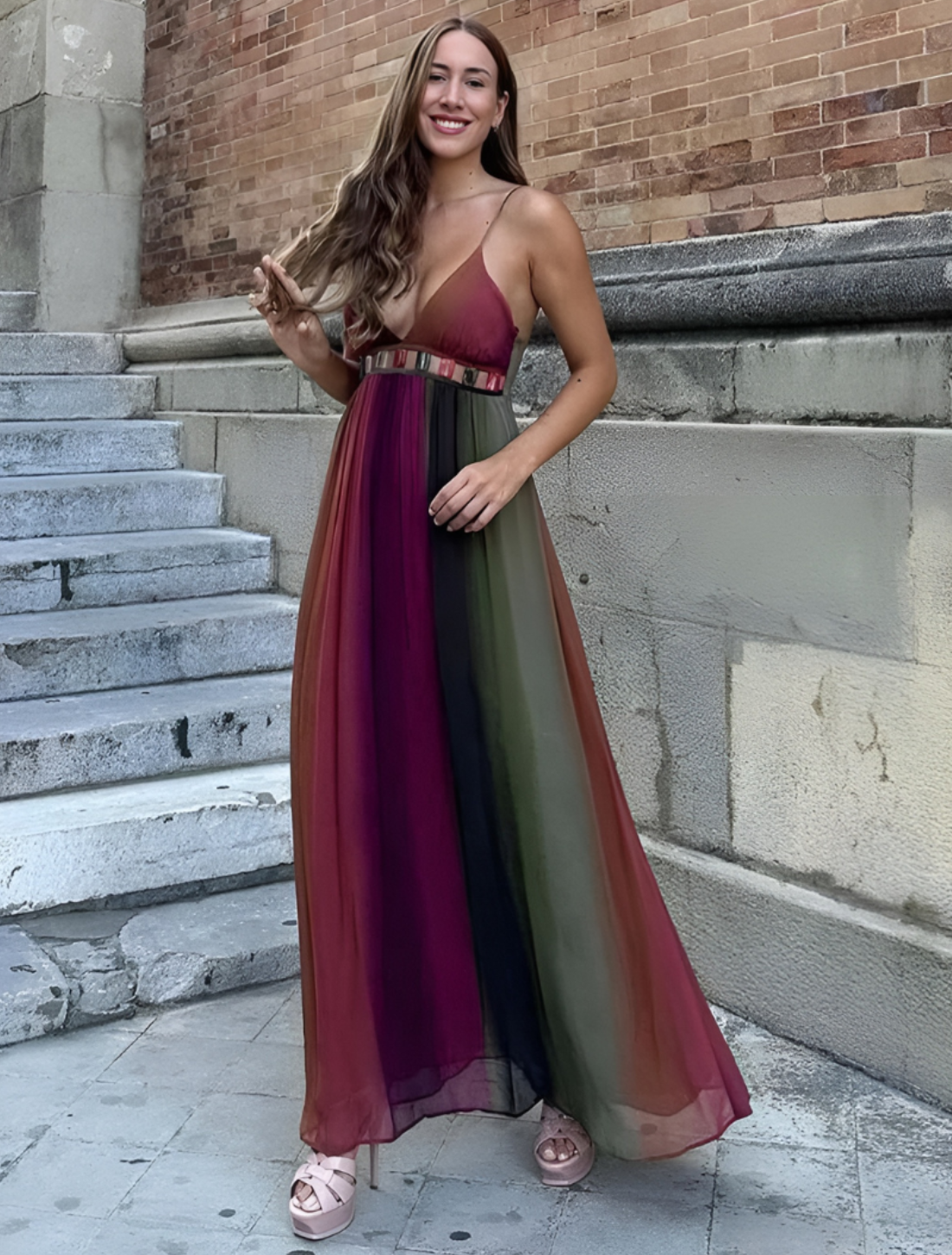 Vestido Maxi Patricia Chiffon