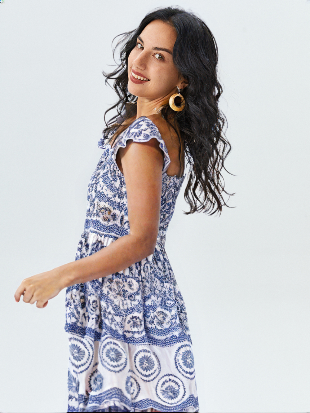 Vestido Maxi Estampado Laise Heloise