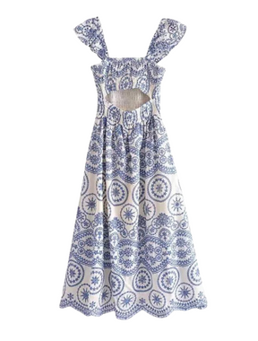 Vestido Maxi Estampado Laise Heloise