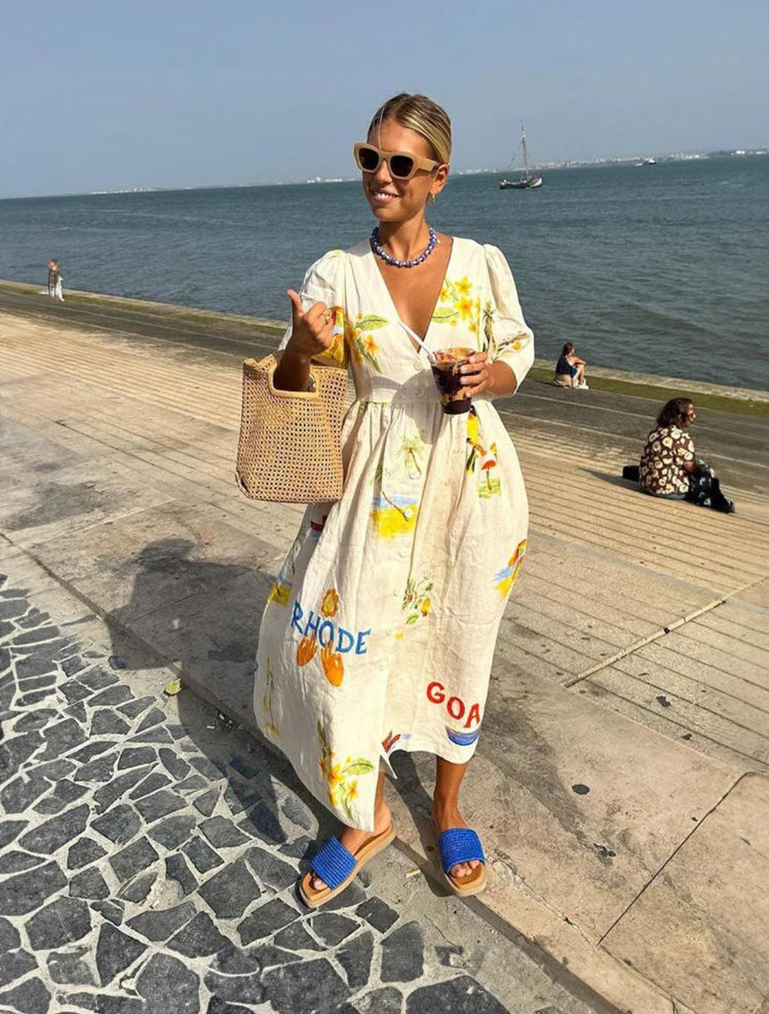 Vestido Midi em Linho Mainz