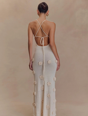 Vestido Longo em Crochê Milena