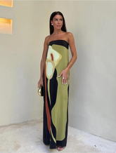 Vestido Tomara que Caia Avocado Lana Valmont