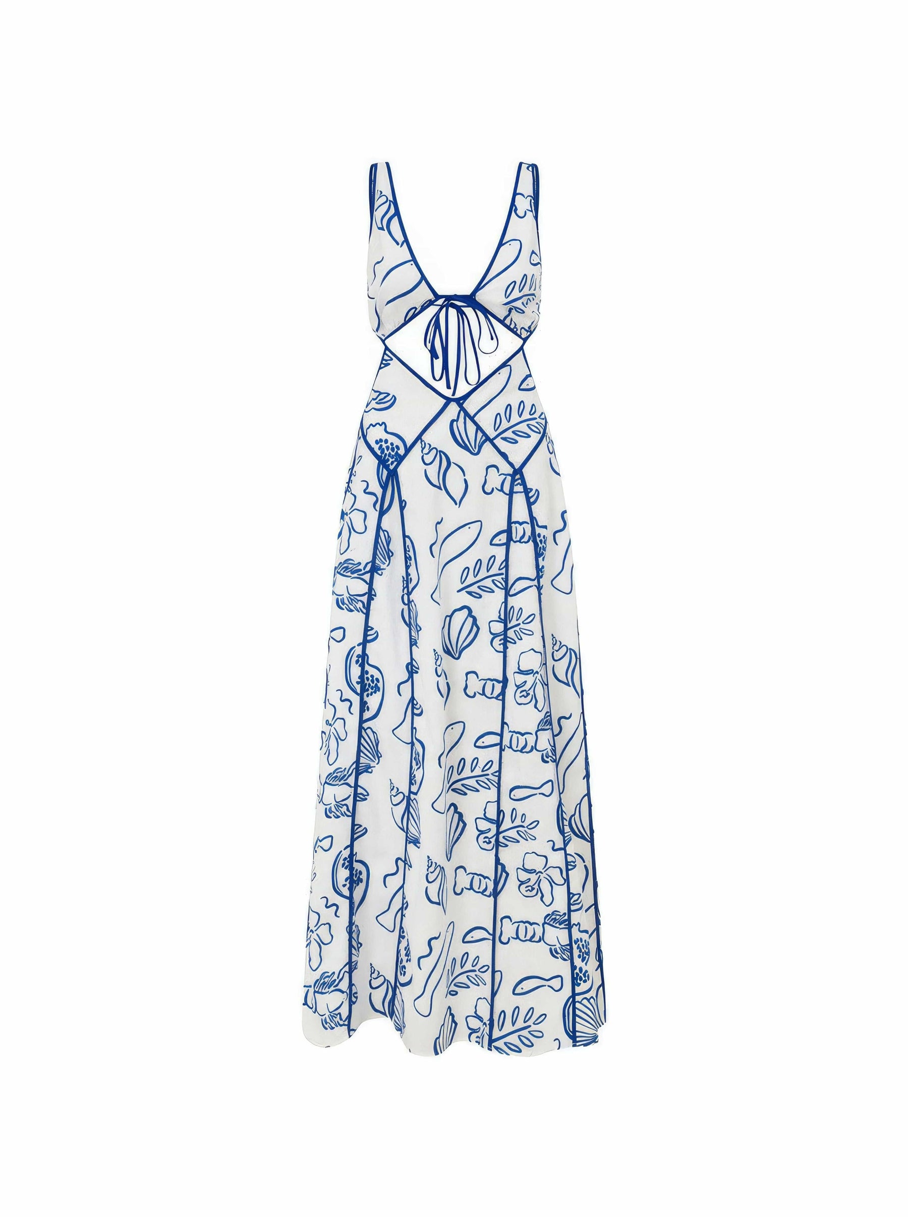 Vestido Estampado Carolina Longo
