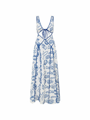 Vestido Estampado Carolina Longo