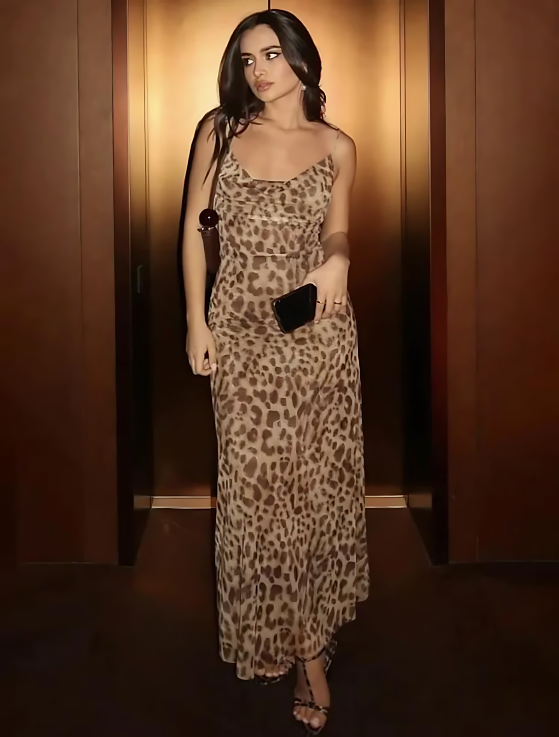 Vestido de Oncinha Longo Ocellot